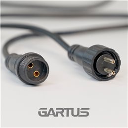 Câble de rallonge Gartus 5m 12V - utilisation extérieure