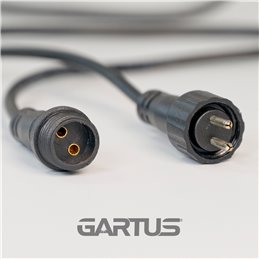 Extension Cable for GARTUS Plug System, 5m, Black