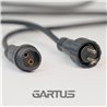 Cable alargador Gartus de 1 m 12 V para exteriores