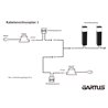 Juego de 2 sensores de movimiento Gartus PIR para iluminación de jardín de 12 V