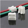 Kabelklem voor Electro Kabel Veer Draadconnector aansluitblok, Wit, CH-2