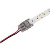 Conectores profesionales para tiras LED monocolor - Conectores de cable 10mm 2 PIN sin soldadura