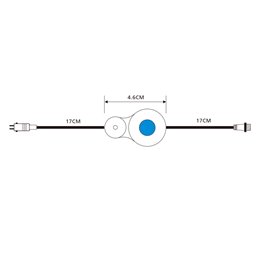 Mini interrupteur en ligne Gartus IP65 avec fiche