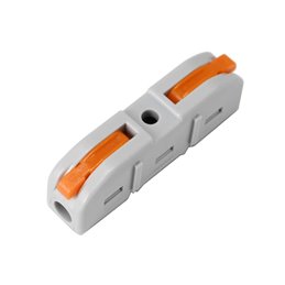 Professional Single Colour LED Strip Connectors - Cable Connectors 10mm 2 PIN without Soldering