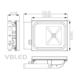 Proyector LED VBLED 10W