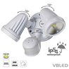 luminaire à double tête LED 2x13W IP54