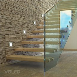 VBLED Iluminación LED para escaleras 1,5 W para interior y exterior