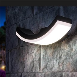 LED outdoor wall light "SHERIN" 230V AC / 10W / 1150 lumen / swivelling