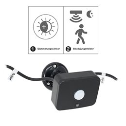 Detector de movimiento Sensor crepuscular exterior IP65 230VAC