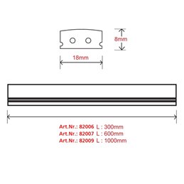 Barre lumineuse miniature 15W 100cm