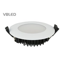 Universele LED paneel opbouw/opbouw Ronde Extra Flat 18W 3000K 1350lm