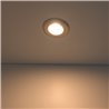 Éclairage LED pour armoires de cuisine, acier inoxydable brossé, 12V, 3,5W, blanc chaud