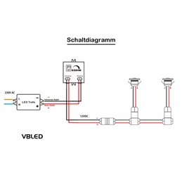 EZDIM Set de 3 lampes LED pour armoires de cuisine avec alimentation et EZDIM