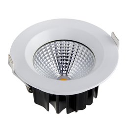 LED inbouwspot 12VDC 3W 3000K warm wit aluminium meubel inbouwlamp IP44