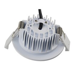 LED recessed luminaire in white - 10W 3000K