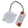 VBLED Luminaire encastré à LED en argent ou en blanc - 10W