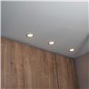 LED recessed luminaire in white - 10W 3000K