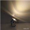 Set of 4 1W Mini Surface Mounted Spotlights - Swivel & Tilt - 80lm warm white with power supply unit