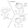 VBLED - LED-Lampe, LED-Treiber, Dimmer online beim Hersteller kaufen|LED Ein- und Aufbauleuchte schwenkbar - 4W - IP20 - 12V - WW- 175L