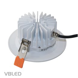 LED inbouwarmatuur 24W 230V IP65 + voedingseenheid Waterdicht