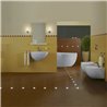 Juego de 6 mini luminarias LED empotrables en baño KIT 12V 3000K