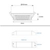 Afstembaar wit LED inbouwarmatuur 15W 3000-6500K