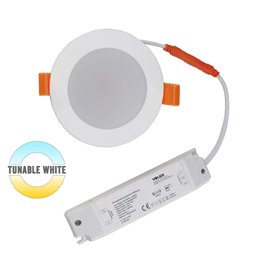 Luminaria empotrable LED blanca sintonizable 15W 3000-6500K