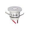 1W VBLED LED Mini Faretto da incasso "ALDYNE" Argento - 12VDC - IP65 - 3000K