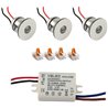 VBLED - LED-Lampe, LED-Treiber, Dimmer online beim Hersteller kaufen|3er-Set 1W Mini LED Einbauspot Einbaustrahler mit Netzteil