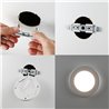 Universal LED Panel Surface Mount/Remount Round Extra Flat 18W 3000K 1350lm