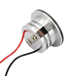 Set di mini faretti da incasso in alluminio a LED da 3W "Luxonix" bianco caldo impermeabile