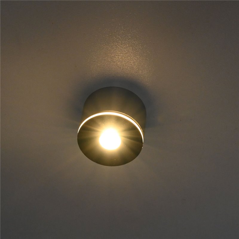 Lámpara LED Empotrable 12w Spot Plafón Negro