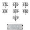 Set of 7 Mini recessed spotlights Spot