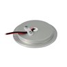 Set van 4 LED inbouwspots met 3 standen LED dimmer 12VDC 3W 3000K warm wit aluminium meubel inbouwarmatuur