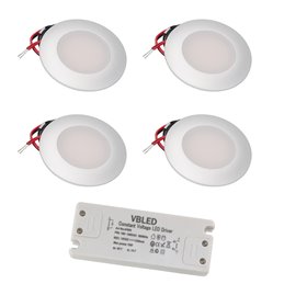 Foco empotrable LED de aluminio / blanco / redondo / incl. LED de 3,5 W