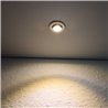VBLED - LED-Lampe, LED-Treiber, Dimmer online beim Hersteller kaufen|1er-Set 1W LED Mini Einbauspot - "FOCOS" Minispot - 12V DC - IP20 - 3000K - Schwenkbar - Silber