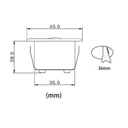 Set of 12 3W LED Mini Recessed Spotlights - "OCULOS" Minispot 3000K with Radio Power Supply and Remote Control Black