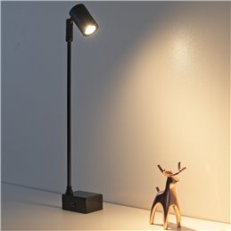 1W LED spot met 24CM statief - vervangbare lamp