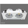 VBLED LED Inbouwarmatuur - Dubbel - 60W