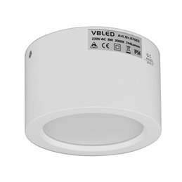 Éclairage LED pour armoires de cuisine, acier inoxydable brossé, 12V, 3,5W, blanc chaud