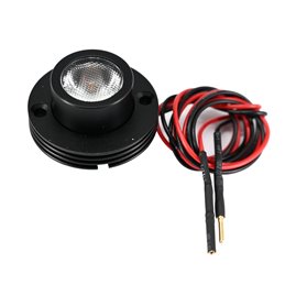 KIT de 6 - Proyector de superficie LED de 1W "CYLINDRO" negro 3V 350 3000K