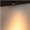 KIT of 6 - 1W LED surface mounted spotlight "CYLINDRO" ceiling spot black 3V 350 3000K