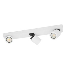Plafoniera LED Lampada da soffitto, 3 luci Rotante e orientabile senza lampadina GU10