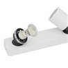 Plafón LED Plafón, 3 luces Giratorio y orientable 5W GU10 230V