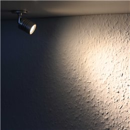 Surface-mounted LED spotlight "ESKINAR" LED wall/ceiling light 3000K 3W, 12VDC