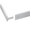 Cornice per pannello LED con sistema a scatto (62 cm x 62 cm)