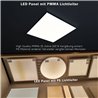 Ultra-flat design LED panel white 120 x 30cm, 4000K 36W