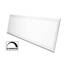 Diseño ultraplano Panel LED blanco 120 x 30cm, 4000K 36W Incluye suspensión por cable Set