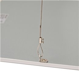 Diseño ultraplano Panel LED regulable blanco 120 x 30cm, 4000K 36W Incluye suspensión de cable Juego