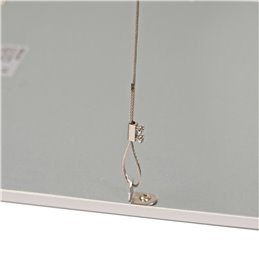 Ultra-flat design LED panel dimmable white 120 x 30cm, 4000K 36W Including wire suspension Set
